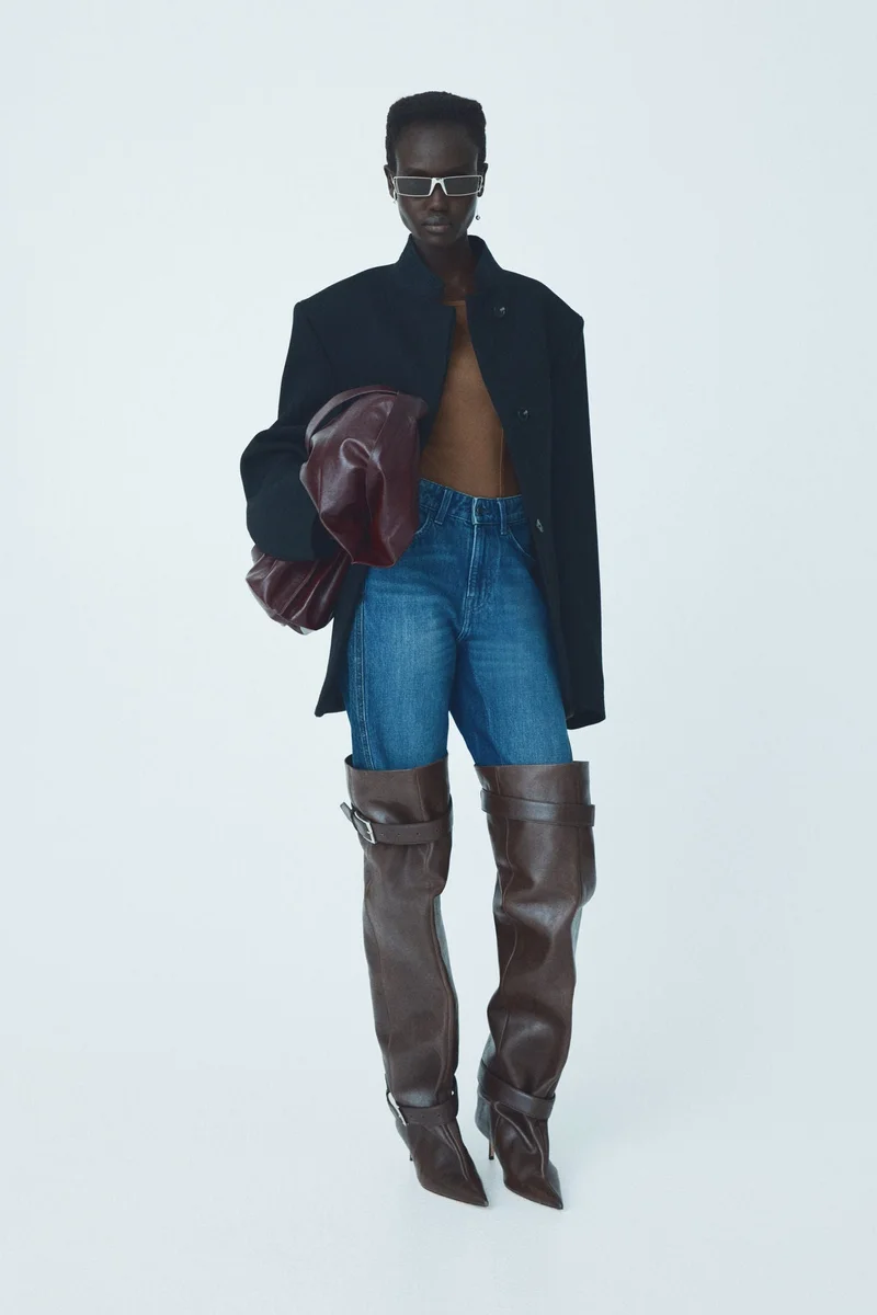 H&M Long-sleeved mesh body